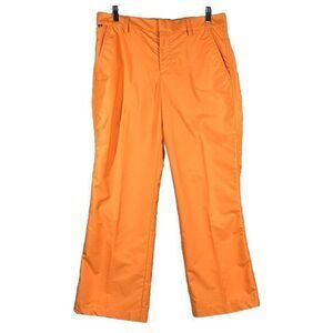 J. LINDEBERG Men's Reg Mirco Twill‎ Golf Pants, size W31" x L32" Orange